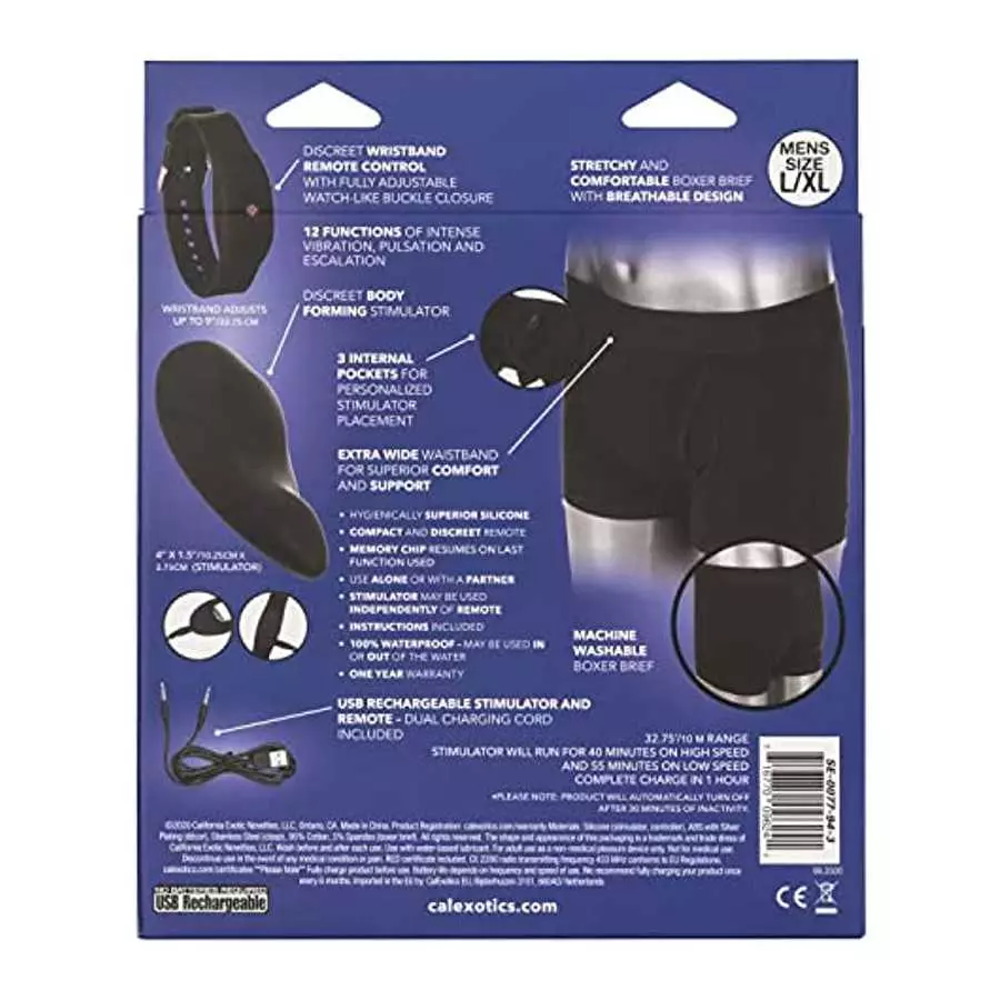 Remote Control Boxer Brief Set – L/XL