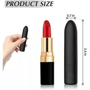 G Spot Bullet Vibrator Clitorals Stimulator - USB Rechargeable for Travel - 10 Modes Portable Waterproof Mini Nipple Vaginal Ana