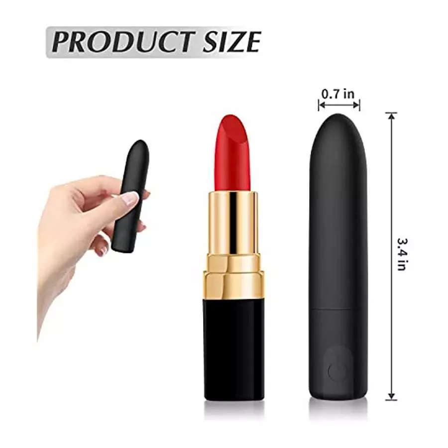 G Spot Bullet Vibrator Clitorals Stimulator - USB Rechargeable for Travel - 10 Modes Portable Waterproof Mini Nipple Vaginal Ana