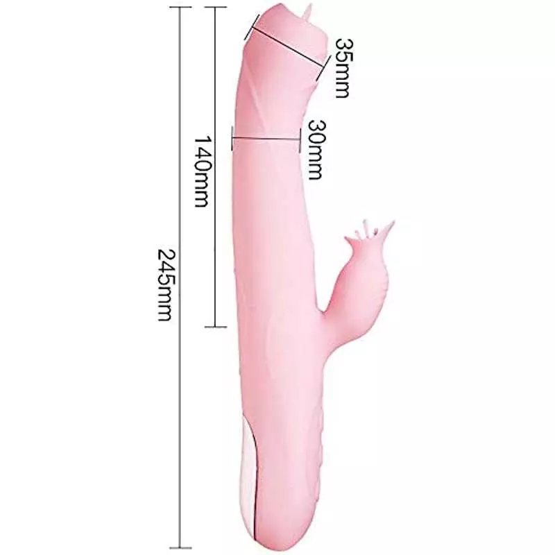 Licking and Sucking Toy Clitoralis Stimulator for Women Telescopic Sucker Rose Vibrator Adult Sex pleasurable Heat Toys Wand sti