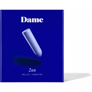 Dame Products Zee Handheld Portable Small Massager, Strong Massaging, Water Resistant Bullet - Citrus Color Dame Products Zee Handheld Portable Small Massager, Strong Massaging, Water Resistant Bullet - Citrus Color