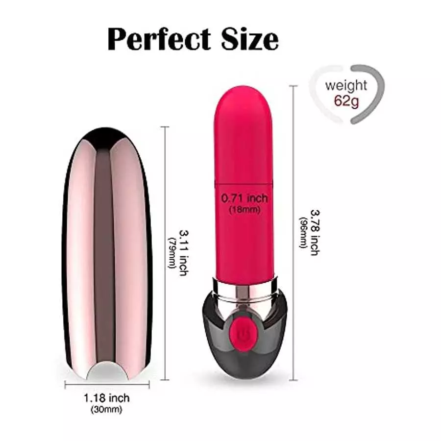 Women's lipstick vibrator wireless powerful vibrator wireless mini bullet lipstick vibrator vibrator female clitoral G-spot orga