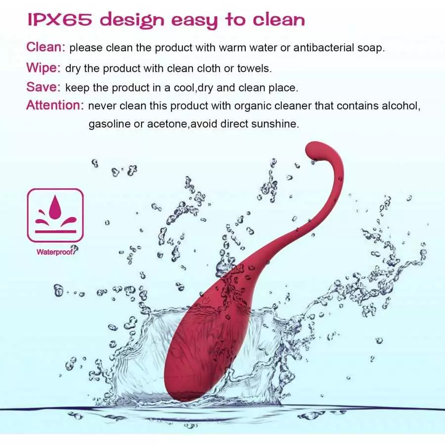 Bullet Vibrator, Vibrating Bullet Sex Toy for Women Vibrating Ball, Powerful & Quiet Wireless Silicone Stimulator, Bluetooth Rem