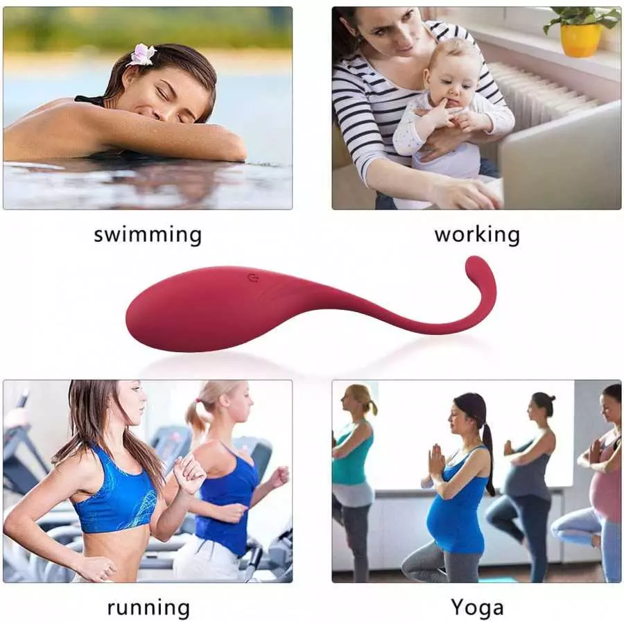 Bullet Vibrator, Vibrating Bullet Sex Toy for Women Vibrating Ball, Powerful & Quiet Wireless Silicone Stimulator, Bluetooth Rem
