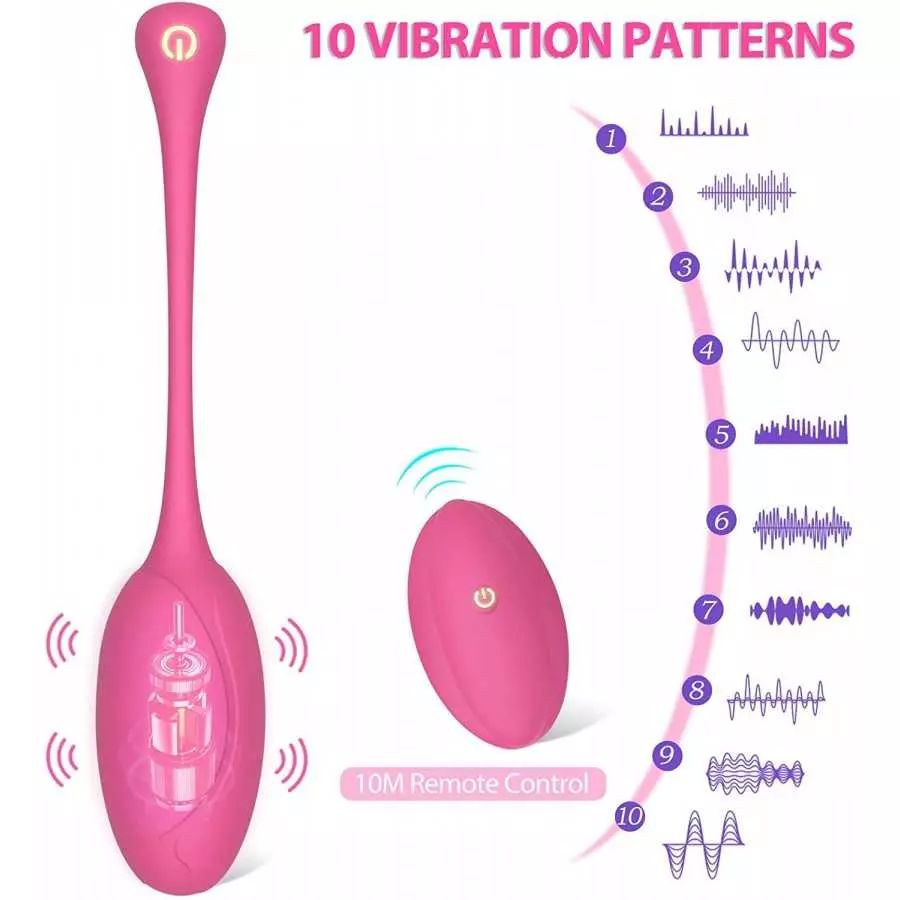 2022 Upgraded Bullet Vibrator Vibrating Eggs, Love Eggs for G-Spot Stimulation, Wireless Love Balls Sex Toys for Women with Remo