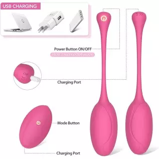 2022 Upgraded Bullet Vibrator Vibrating Eggs, Love Eggs for G-Spot Stimulation, Wireless Love Balls Sex Toys for Women with Remo 2022 Upgraded Bullet Vibrator Vibrating Eggs, Love Eggs for G-Spot Stimulation, Wireless Love Balls Sex Toys for Women with Remo