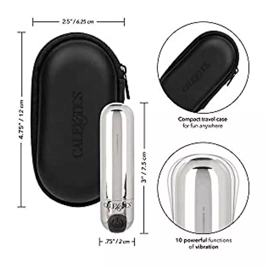 Rechargeable Hideaway™ Bullet - Silver