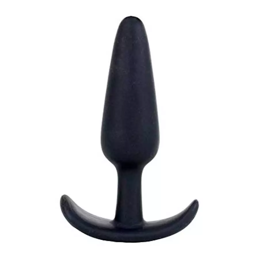 Doc Johnson Mood - Naughty 1 - Silicone Anal Plug - Large - 4.9 in. Long and 1.3 in. Wide - Tapered Base for Comfort Between The Doc Johnson Mood - Naughty 1 - Silicone Anal Plug - Large - 4.9 in. Long and 1.3 in. Wide - Tapered Base for Comfort Between The