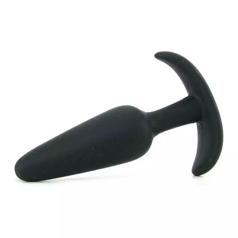 Doc Johnson Mood - Naughty 1 - Silicone Anal Plug - Large - 4.9 in. Long and 1.3 in. Wide - Tapered Base for Comfort Between The
