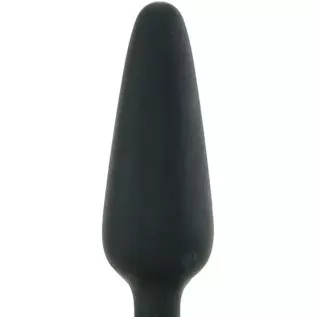Doc Johnson Mood - Naughty 1 - Silicone Anal Plug - Large - 4.9 in. Long and 1.3 in. Wide - Tapered Base for Comfort Between The