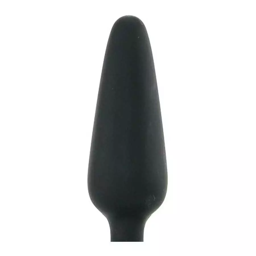 Doc Johnson Mood - Naughty 1 - Silicone Anal Plug - Large - 4.9 in. Long and 1.3 in. Wide - Tapered Base for Comfort Between The