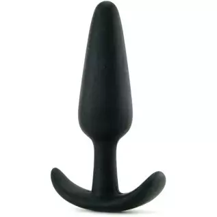 Doc Johnson Mood - Naughty 1 - Silicone Anal Plug - Large - 4.9 in. Long and 1.3 in. Wide - Tapered Base for Comfort Between The