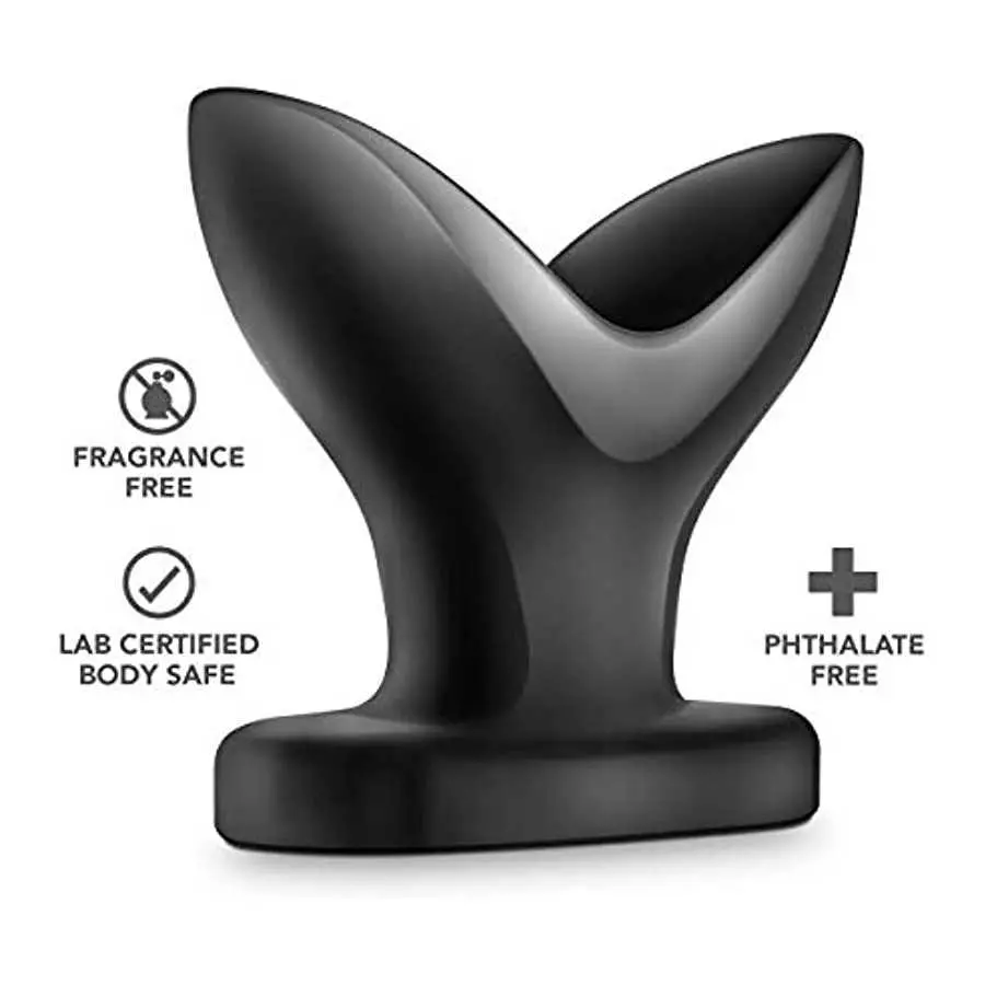 Blush Anal Adventures Anal Anchor Expanding Butt Plug, Sex Toy for Men, Sex Toy for Women, Black