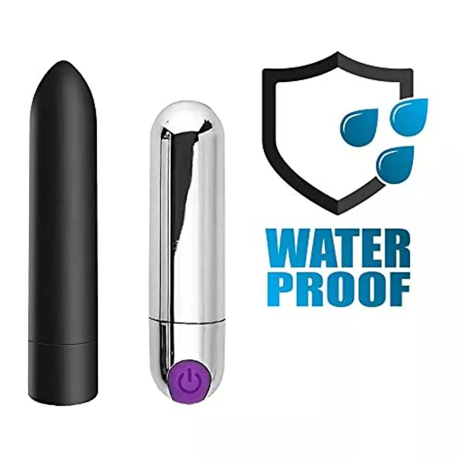 LESEOX Mini Bullet Vibrator for Clitoris Vagina Nipple Precise Stimulations, Waterproof G-Spot Clitoral Bullet Massager 10 Vibra