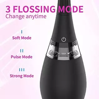 Anal Douche, Electric Automatic Enema Anel Bulb Silicone Toy Anal Cleaner for Male/Female/Man/Women/Gay/Private, Enimas Reusable