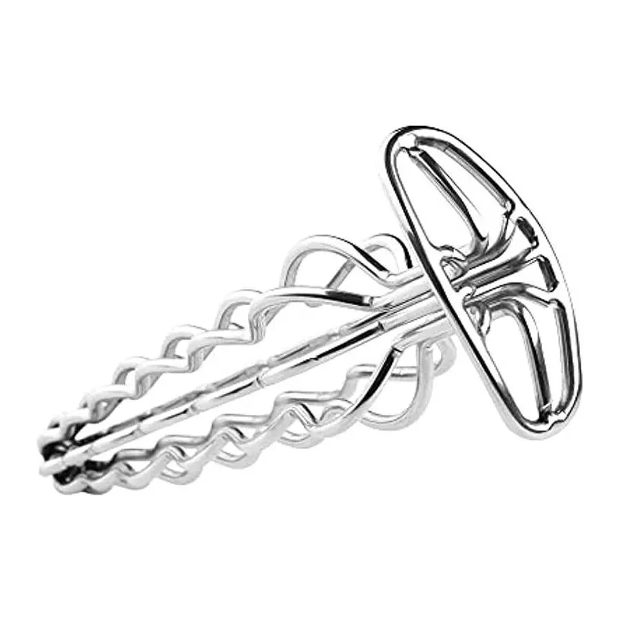 Long Strip Metal Enema Anal Plug Anal Dilation Vaginal Dilator, Anus Peep Adult Sex Toys