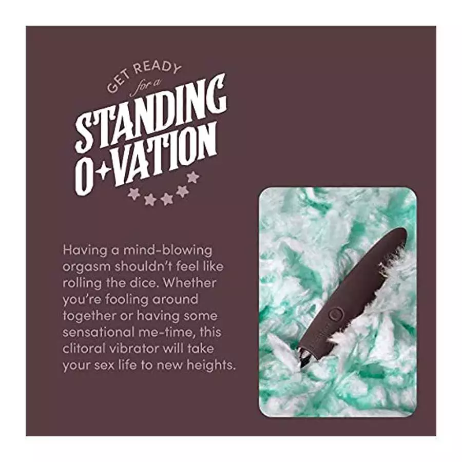 hims & hers Roller Coaster Bullet Vibrator with 3 Vibration Patterns, Compact 5 inch Design, USB-Rechargeable Lithium Battery, M