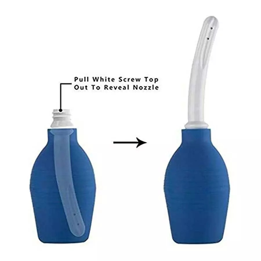 HiiBaby Silicone Bulb Enema Anal Clean Liquid Bottle Douches enemator Feminine Health Care