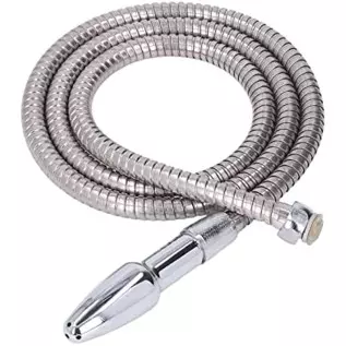 Enema Set, Stainless Steel Ball Type Enemator Reusable Portable Enema Shower Tool Complete Combination