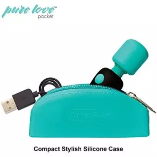 pure love Pocket Vibrator, Mini Massage Wand, Powerful Powerbullet Motor, Rechargeable Personal Body Massager, Handheld, Cordles pure love Pocket Vibrator, Mini Massage Wand, Powerful Powerbullet Motor, Rechargeable Personal Body Massager, Handheld, Cordles