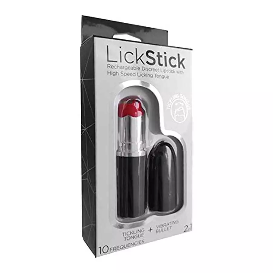 Lick Stick Vibrating Lipstick 10 Speed Rechargeable