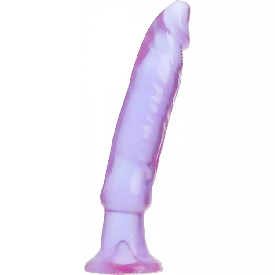 Doc Johnson Crystal Jellies - Anal Starter - Flared Suction Cup Base - Clear (0284-02-AM)