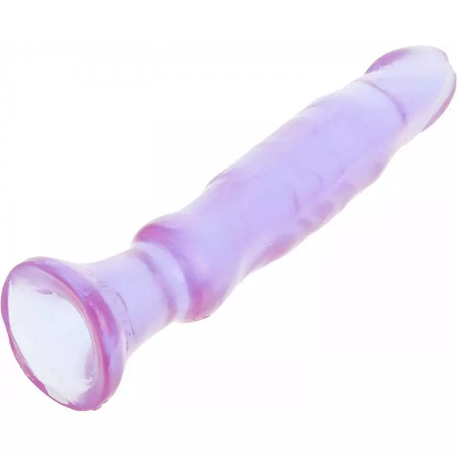 Doc Johnson Crystal Jellies - Anal Starter - Flared Suction Cup Base - Clear (0284-02-AM)