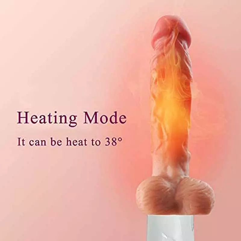 Sumeber Sex Machine Thrusting Realistic Dildo for Women with 8 Vibrating & 8 Thrusting Modes for G Spot Clitoral Anal Stimulatio