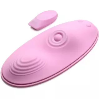 INMI The Pulse Slider 28X Pulsing & Vibrating Silicone Pad w/Remote for Women & Couples. Waterproof and Rechargeable Pad, Hands-