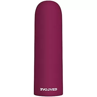 Evolved Love Is Back Mighty Thick Rechargeable Bullet Vibrator - Red