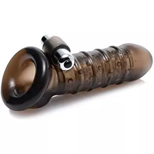 Trinity Vibes Vibrating Girth Enhancing Sheath, Black (AF150)