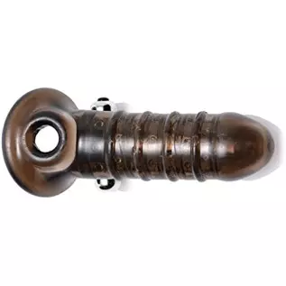 Trinity Vibes Vibrating Girth Enhancing Sheath, Black (AF150)