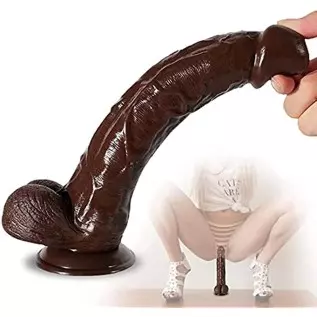 Realistic 10 Inch Black Thick Huge Dildo with Suction Cup, Adult Toys Sex Big Large Dildo for Women Pleasure G Spot Stimulation Realistic 10 Inch Black Thick Huge Dildo with Suction Cup, Adult Toys Sex Big Large Dildo for Women Pleasure G Spot Stimulation