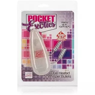 CalExotics SE-1101-05-2 Pocket Exotics® Dual Heated Whisper Bullets CalExotics SE-1101-05-2 Pocket Exotics® Dual Heated Whisper Bullets