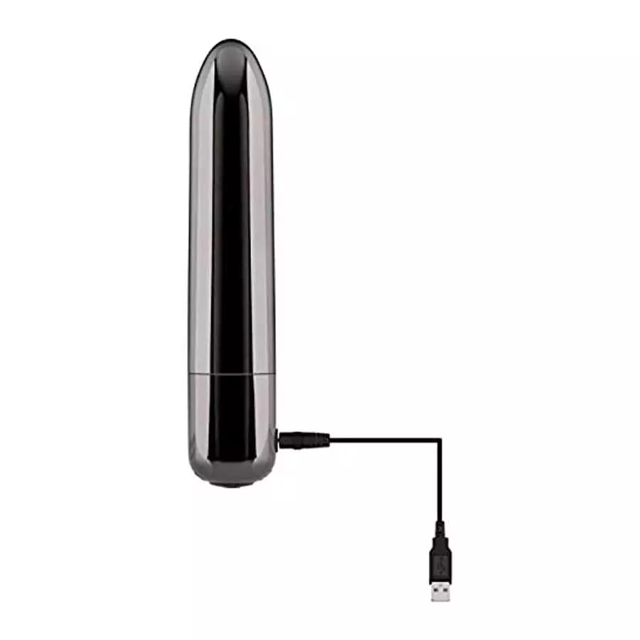 Evolved Novelties - Real Simple - 10 Function - Rechargeable Bullet - Smoke