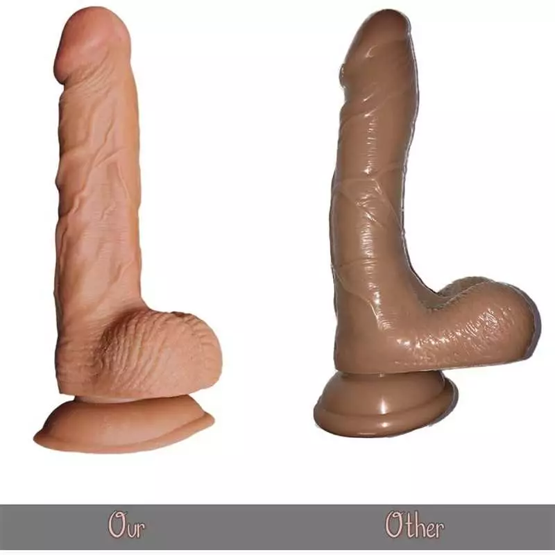 8inch Realistic Waterproof Vibrator Dildo Dong Multi-Speed Rotation and Vibrating W/O Battery Adult Toys Women Sex Toys Strong S