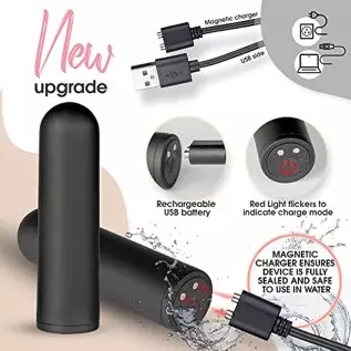 BAE BOO Mini Bullet Vibrator – Ultra-powerful, Clitoral Stimulation, Waterproof, Quiet, USB magnetic charge, 10-Pattern-Speeds, BAE BOO Mini Bullet Vibrator – Ultra-powerful, Clitoral Stimulation, Waterproof, Quiet, USB magnetic charge, 10-Pattern-Speeds,