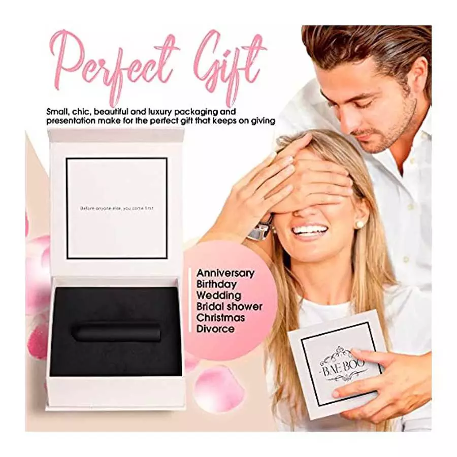 BAE BOO Mini Bullet Vibrator – Ultra-powerful, Clitoral Stimulation, Waterproof, Quiet, USB magnetic charge, 10-Pattern-Speeds, 