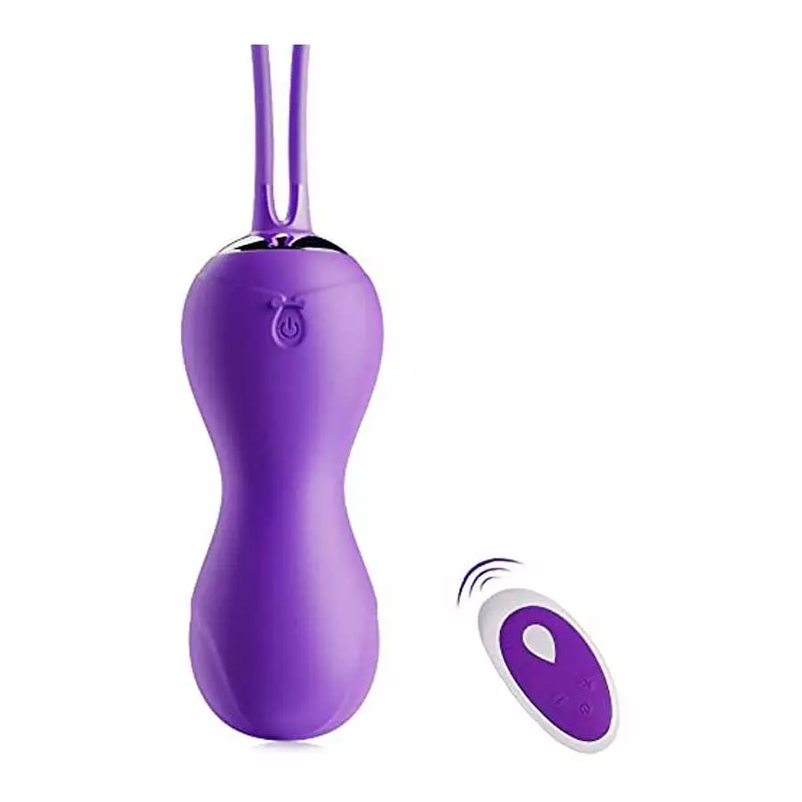 Vibrating Egg Ball with 10 Vibration Modes, Remote Control Vibrator for Vagina Stimulation and Anal Pleasure, Mini Vibrators Sex