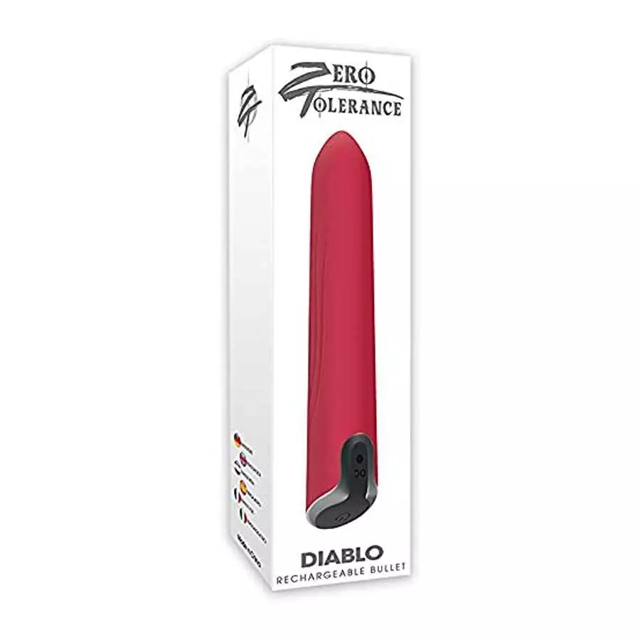 Zero Tolerance Diablo Rechargeable Vibrating Couples Bullet Adult Toy