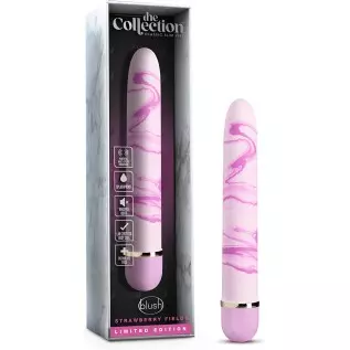 Blush Swept Away - 7 Inch Satin Smooth Personal Massager Wand - Perfect for External Clitoral Vaginal Stimulation - Body Safe Se