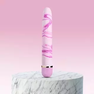 Blush Swept Away - 7 Inch Satin Smooth Personal Massager Wand - Perfect for External Clitoral Vaginal Stimulation - Body Safe Se