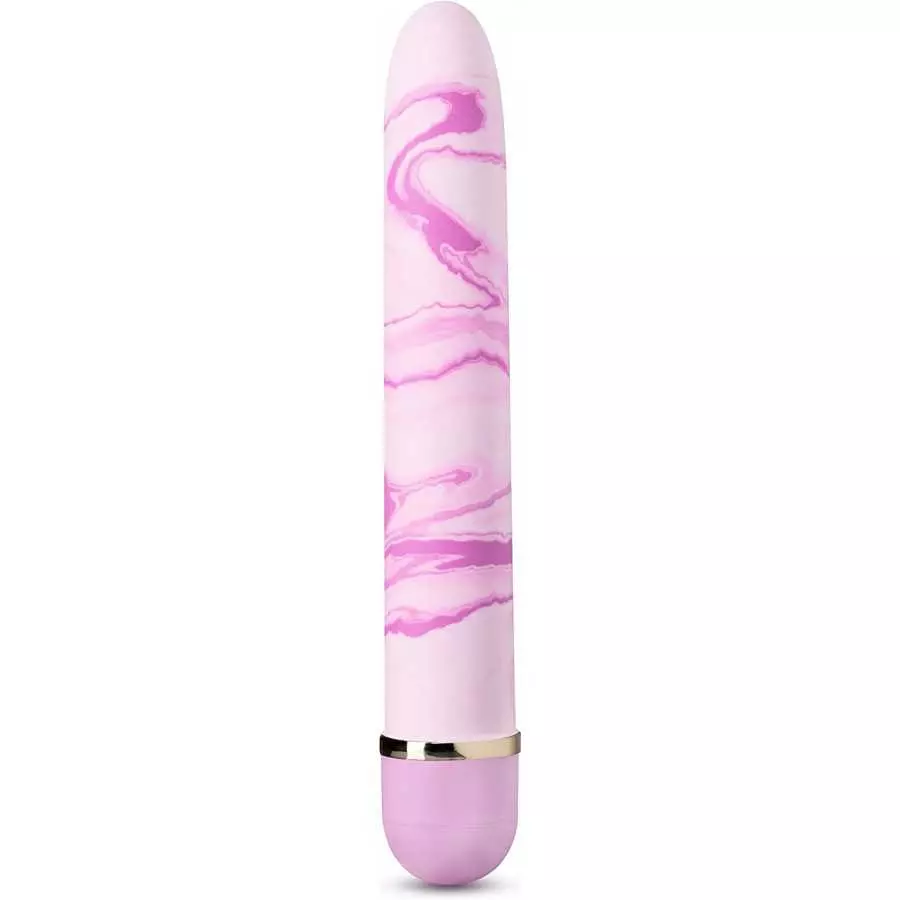 Blush Swept Away - 7 Inch Satin Smooth Personal Massager Wand - Perfect for External Clitoral Vaginal Stimulation - Body Safe Se