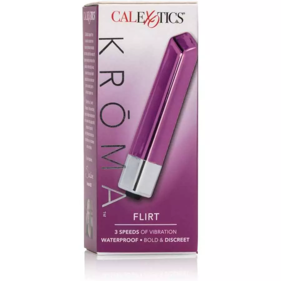 CalExotics Kroma Flirt Mini Bullet Vibrator - Waterproof Sex Toys for Couples - Adult Vibe Massager – Pink