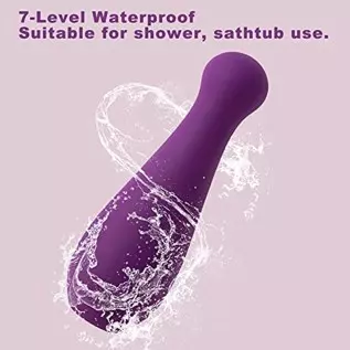 Luvkey Mini Wand Massager, Hand-Held Cordless Waterproof Mute Vibration Massager, Drip Shaped Magnetic Charging Massager for Gif Luvkey Mini Wand Massager, Hand-Held Cordless Waterproof Mute Vibration Massager, Drip Shaped Magnetic Charging Massager for Gif