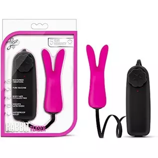 Blush Luxe - Rabbit Teaser - Platinum Silicone Multi Speed Battery Powered Vaginal Stimulator - IPX7 Submersible Waterproof Bull