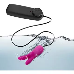 Blush Luxe - Rabbit Teaser - Platinum Silicone Multi Speed Battery Powered Vaginal Stimulator - IPX7 Submersible Waterproof Bull