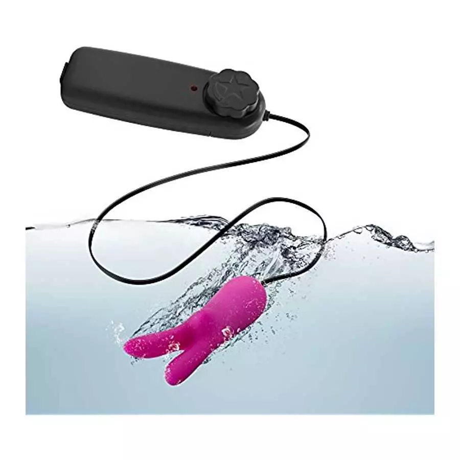Blush Luxe - Rabbit Teaser - Platinum Silicone Multi Speed Battery Powered Vaginal Stimulator - IPX7 Submersible Waterproof Bull