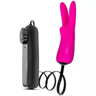 Blush Luxe - Rabbit Teaser - Platinum Silicone Multi Speed Battery Powered Vaginal Stimulator - IPX7 Submersible Waterproof Bull