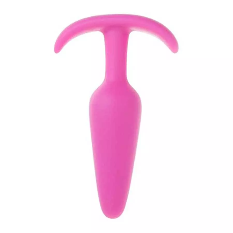 Doc Johnson Mood - Naughty 1 - Silicone Anal Plug - Large - 4.9 in. Long and 1.3 in. Wide - Tapered Base for Comfort Between The